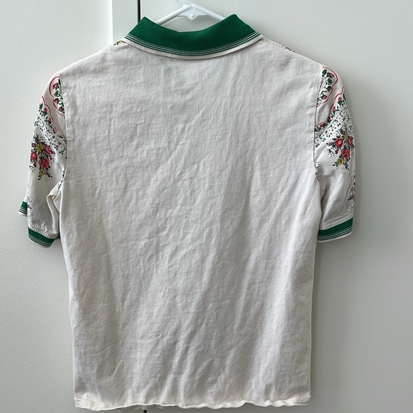 Tory Burch Floral Garden veil - Green and Cream - Picture 3 of 3